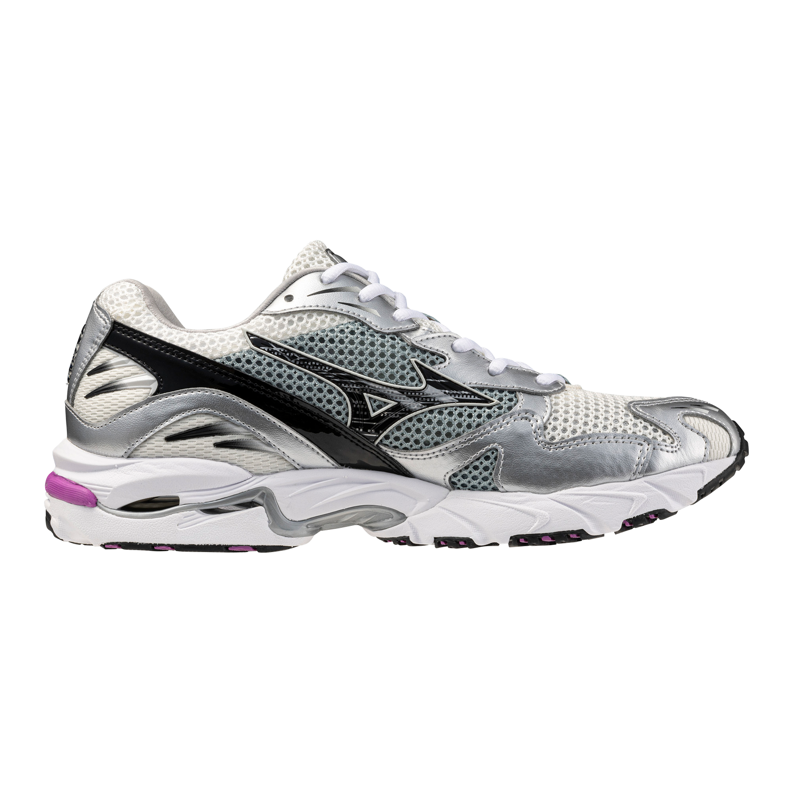 Giày Sneaker Unisex Mizuno Wave Rider 10 Sport Snow White/Black/Slate